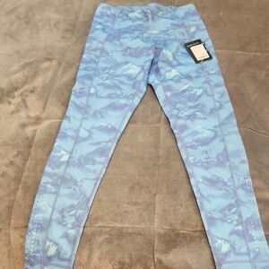 Korsa  Blue Crop Leggings